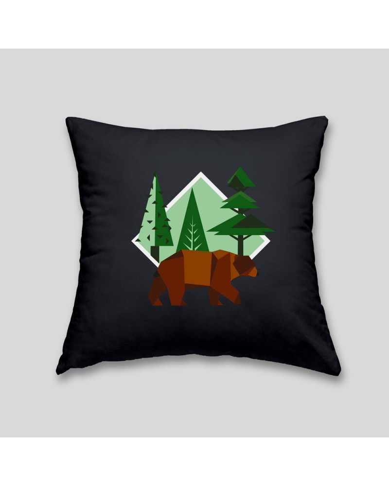 Brown bear cushion